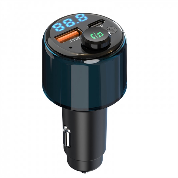 Bluetooth FM Transmitter Wireless Radio Adapter Car Kit with fast Charging Car Charger MP3 Player  BC90