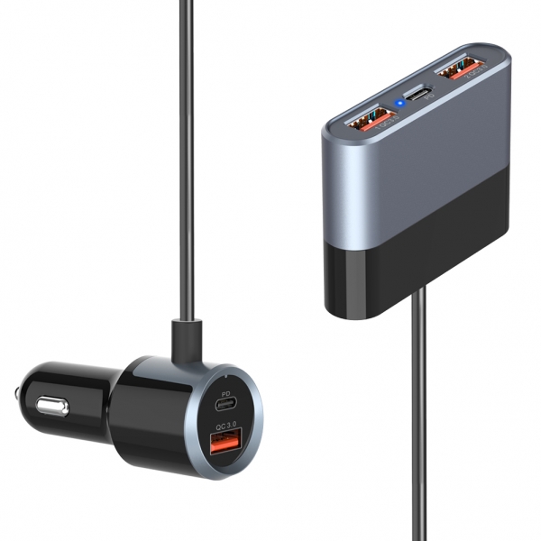 Multi-port car charger 6 in 1 SC03