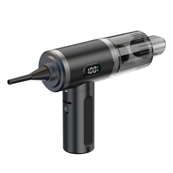 Handheld  Wholesales  OEM /ODM Foldable And With Display Screen 2 in 1 Cleaner&Blower For Car and Home V18D 